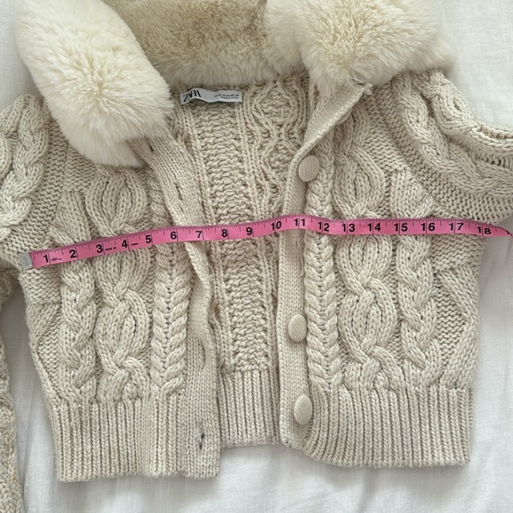 Zara fur cardigan - Picture 5 of 6